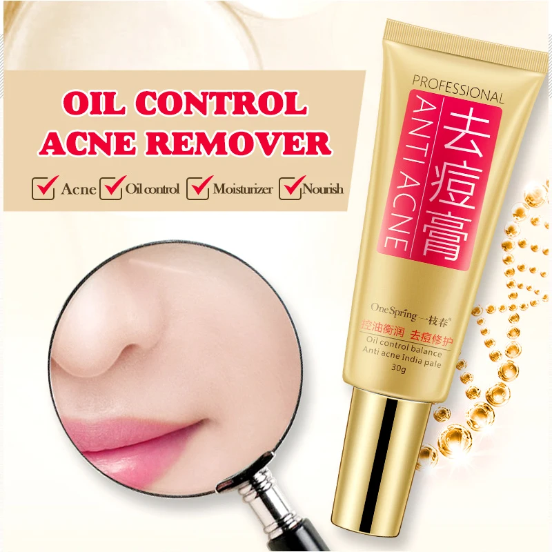 BIOAQUA Acne Treatment крем для лица отбеливающий уход за кожей черная голова удаляет