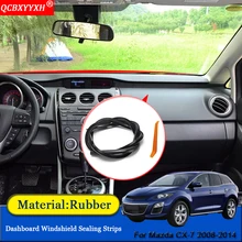QCBXYYXH автомобильный Стайлинг резиновые анти-звуконепроницаемые не пропускающие шума пылезащитные приборной панели автомобиля Лобовое стекло уплотнительные полосы подходят для Mazda CX-7 2008