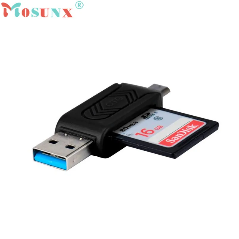 Надежный мини USB 2,0+ OTG Micro SD/SDXC TF кардридер адаптер U диск Поддержка USB 1,1 версия Спецификация