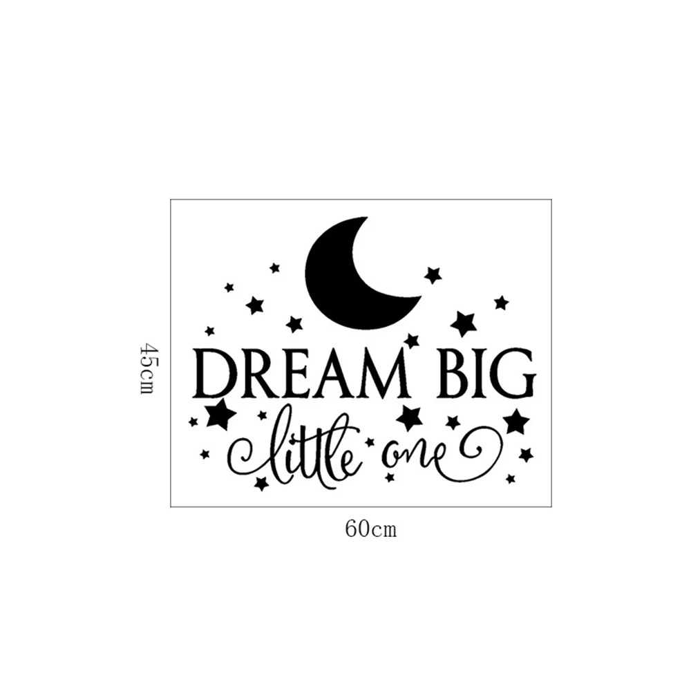 For Nursery Bedroom Baby Boy Kids Hot Sale 1pc Quotes Wall