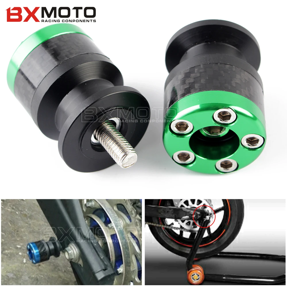 

Swingarm Sliders Spools M10 For KAWASAKI Ninja ZX6R ZX7R ZX9R ZX10R ZX12R ZX14R Z1000 Z750 ZZR600 ZRX1100 zx 6r zx 6r z 1000