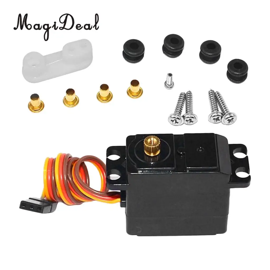 MagiDeal 1/12 1/16 RC Car Servo Motor for HPI HSP Hobao Flux MT LRP Traxxas Axial CYS Savage XS TM Flux MT ZD Racing LRP Parts