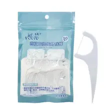 4 пакета(ов) x 50 шт. супер эластичность Зубная нить Межзубные щётки Зубы Придерживайтесь Зубочистки Вышивка Крестом Нить Палочки Гигиена полости рта очистки проволоки