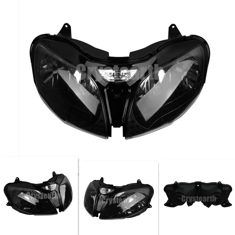 

Motorcycle Front Headlight Headlamp Lighting Assembly For Kawasaki Ninja ZX9R ZX6R ZZR600 ZX-9R 00-03 ZX-6R 00-02 ZZR 600 05-08