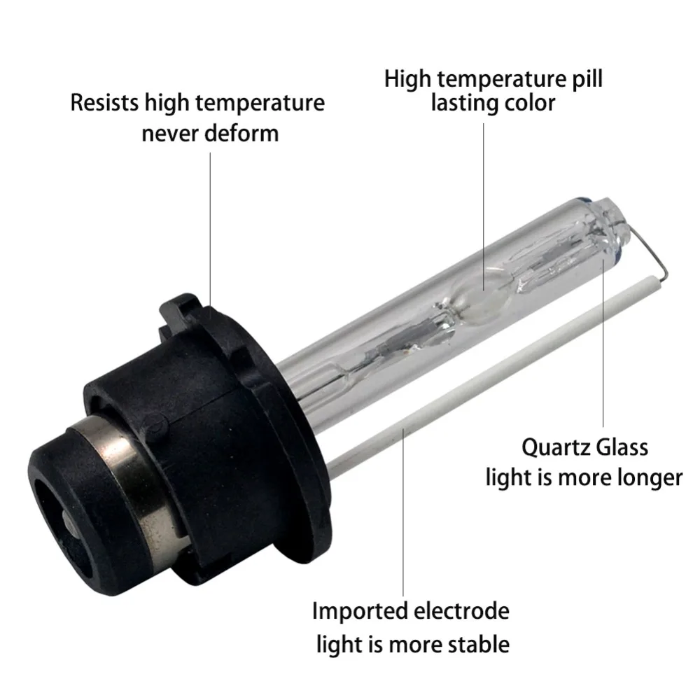 12 В 55 Вт D2S ксеноновая лампа HID ксеноновая лампа глобус ксеноновая лампа D2S Лампа фара 4300k 5000k 6000k 8000k