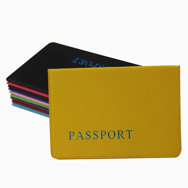 New Arrival Unisex Passport Cover Waterproof Travel Passport Holder PU