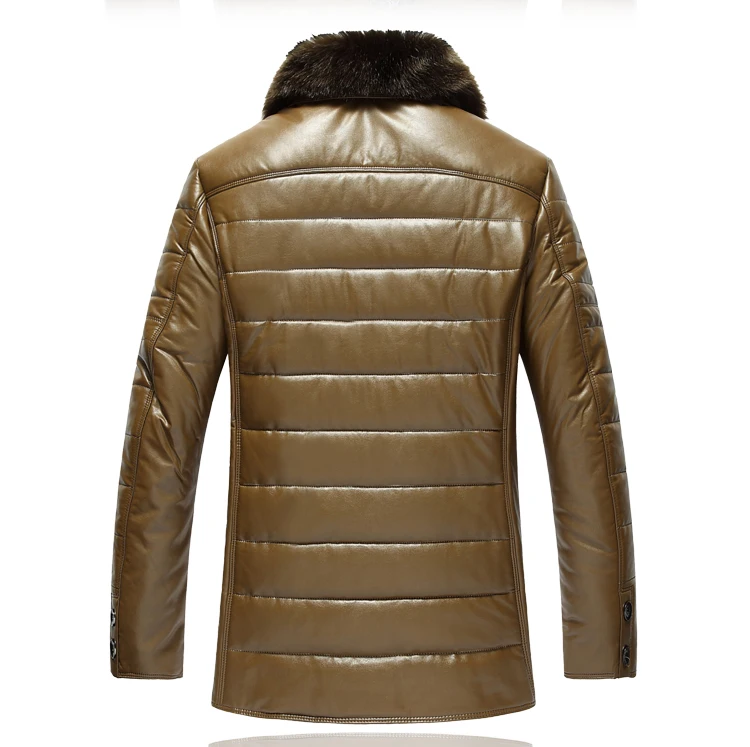 LONMMY 6XL 7XL 8XL длинный кожаный Тренч, мужские куртки, повседневная кожаная куртка из искусственной замши с меховым воротником, Мужская ветровка зима