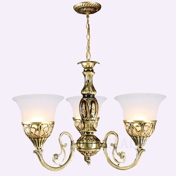 

1/3/5/9 heads European Home Pendant Lights for living / dining room / bedroom Pendant lamp glass lampshade