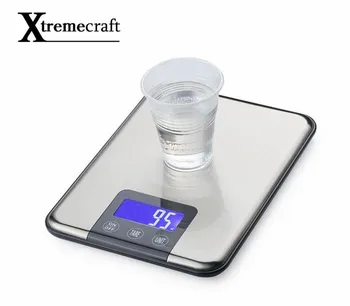 

15KG 1g touch screen Digital Kitchen Scale 15kg Big Food Diet Weight Balance Slim Stainless Steel Electronic Scales
