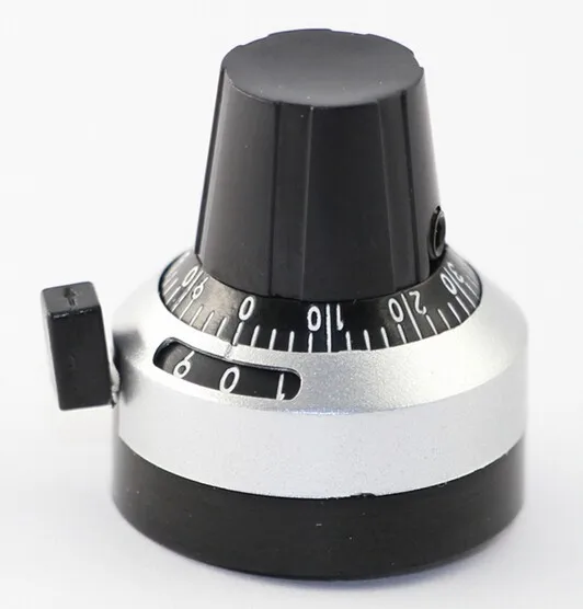 

WXD3-13 3590S 4mm 6mm 6.35mm Potentiometer knob lockable Hat Precise Dial rotary knob