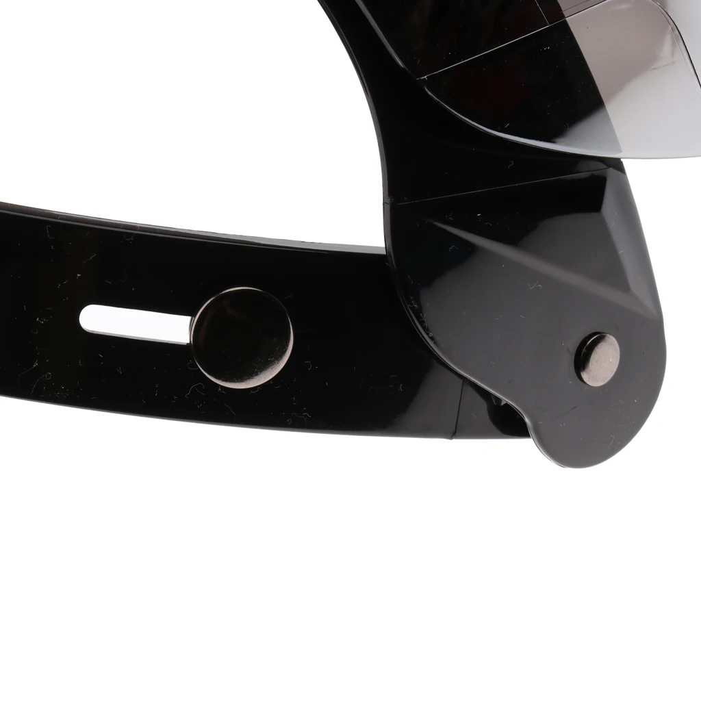 3-Snap Bubble Wind Shield Visor For Bonanza Biltwell Motorcycle Helmet
