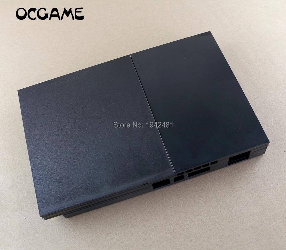 

OCGAME 6pcs/lot Full Housing Shell Case for PS2 Slim 9w 90000 9000X Console Cover with label