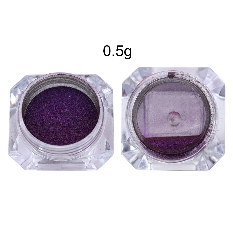 Блеск для ногтей Пудра Хамелеон зеркальный эффект красота дизайн ногтей ...