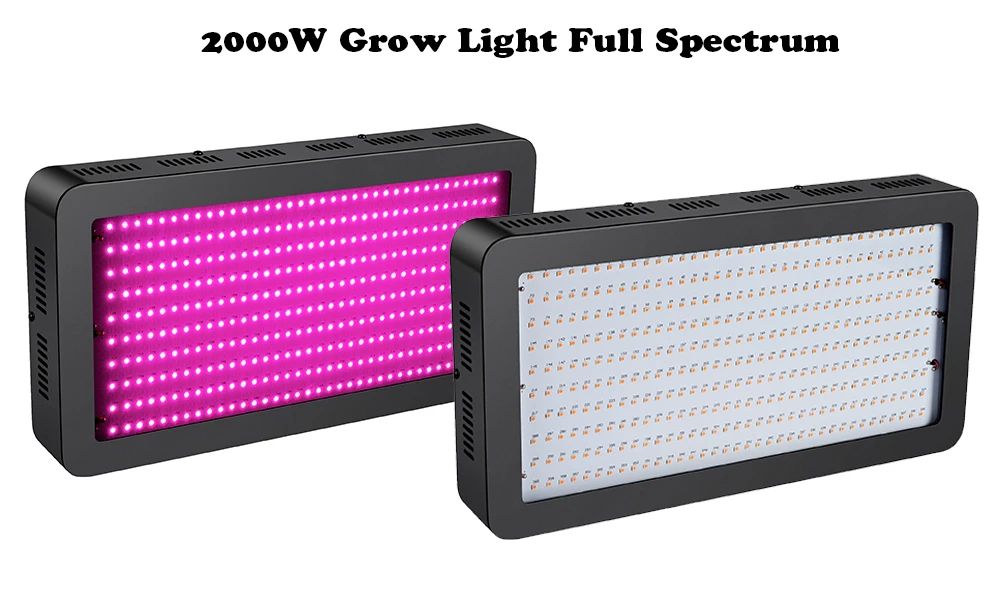 1000 Вт 1500 Вт 2000 Вт полный спектр Multispectral 400nm-850nm Led завод растет свет для медицинских для растений; для овощей и цветок в тепличная палатка