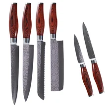 

XYJ Brand Damascus Knives Kitchen Gift Set Japanese VG-10 Damascus Steel Kitchen Knives High Quality Kitchen Cooking Tools