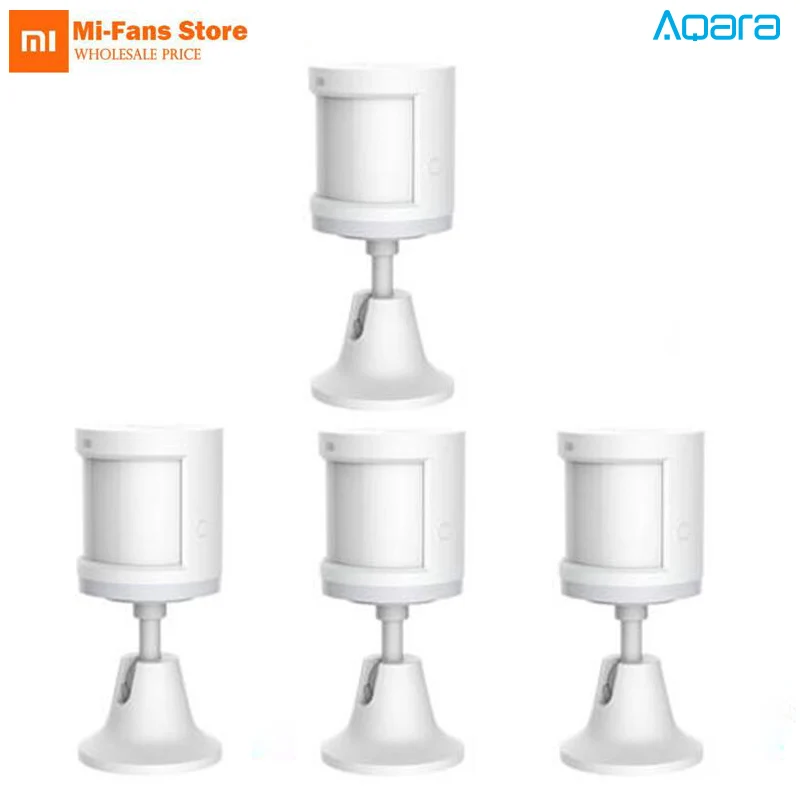 

bulk sale Updated Xiaomi Aqara Human Body Sensor Smart Body Movement Motion Sensor Zigbee Connection Mihome App via Android&IOS