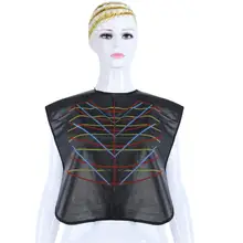 Магнитный Водонепроницаемый плащ-накидка для взрослых, черная Парикмахерская накидка, фартук, Парикмахерская одежда для стрижки волос