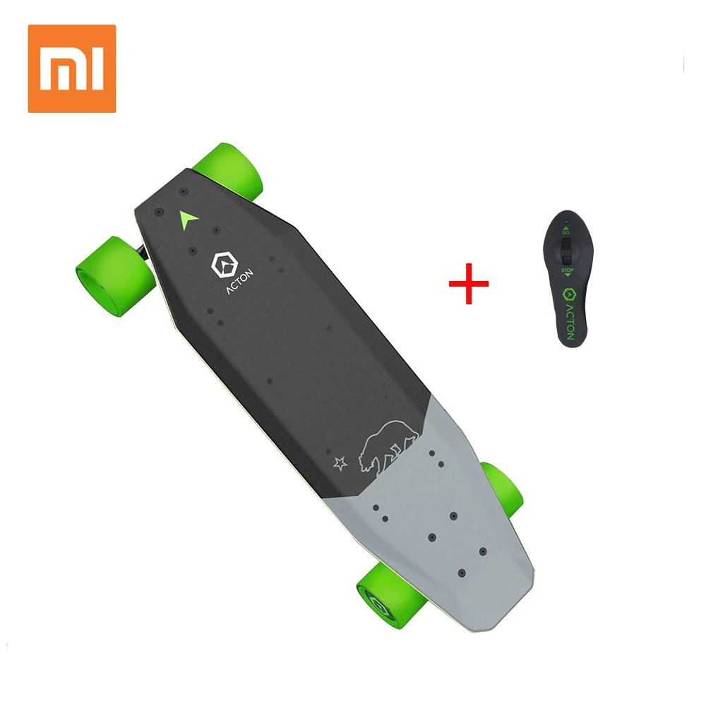 

[STOCK]Xiaomi ACTON Electric Skateboard Four Wheel Remote Control Intelligent LED Flash Scooter Plate Board Hoverboard