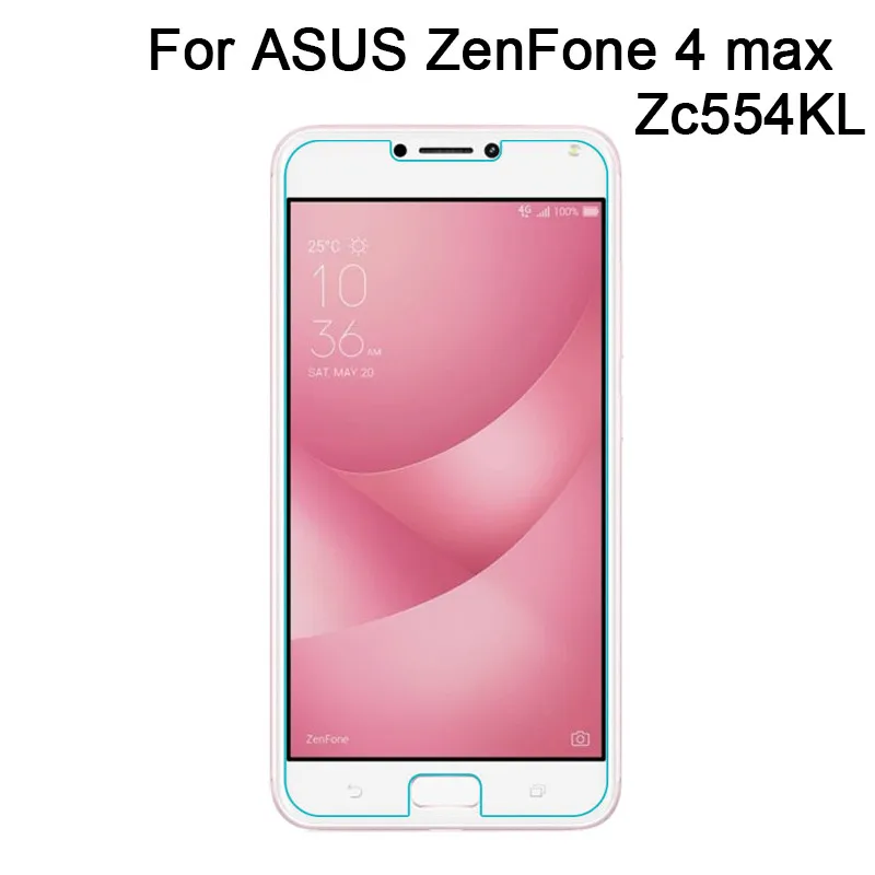 Закаленное стекло для Asus Zenfone 4 Max ZC554KL 9 H 2.5D защитная пленка премиум класса Для 5
