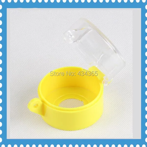 

10pcs mounting hole 22mm Yellow Emergency Push Button Switch Protective Guard Cover size is 55x36.2mm safety cover