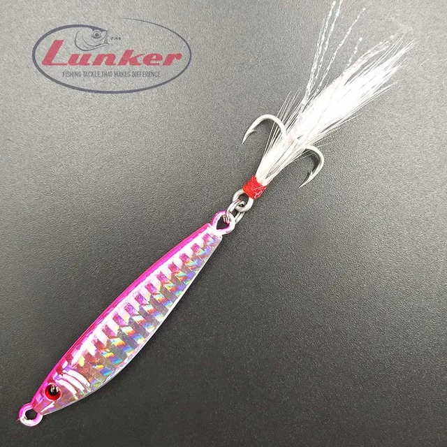 Lunker metal shore micro jig S shaped 12g 20g micro jigging origin long