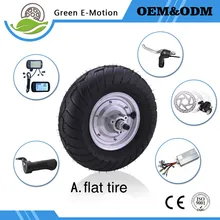 high speed powerful brushless 13inch electric wheel motor 24v 500w hub motor kit for elderly electric scooter
