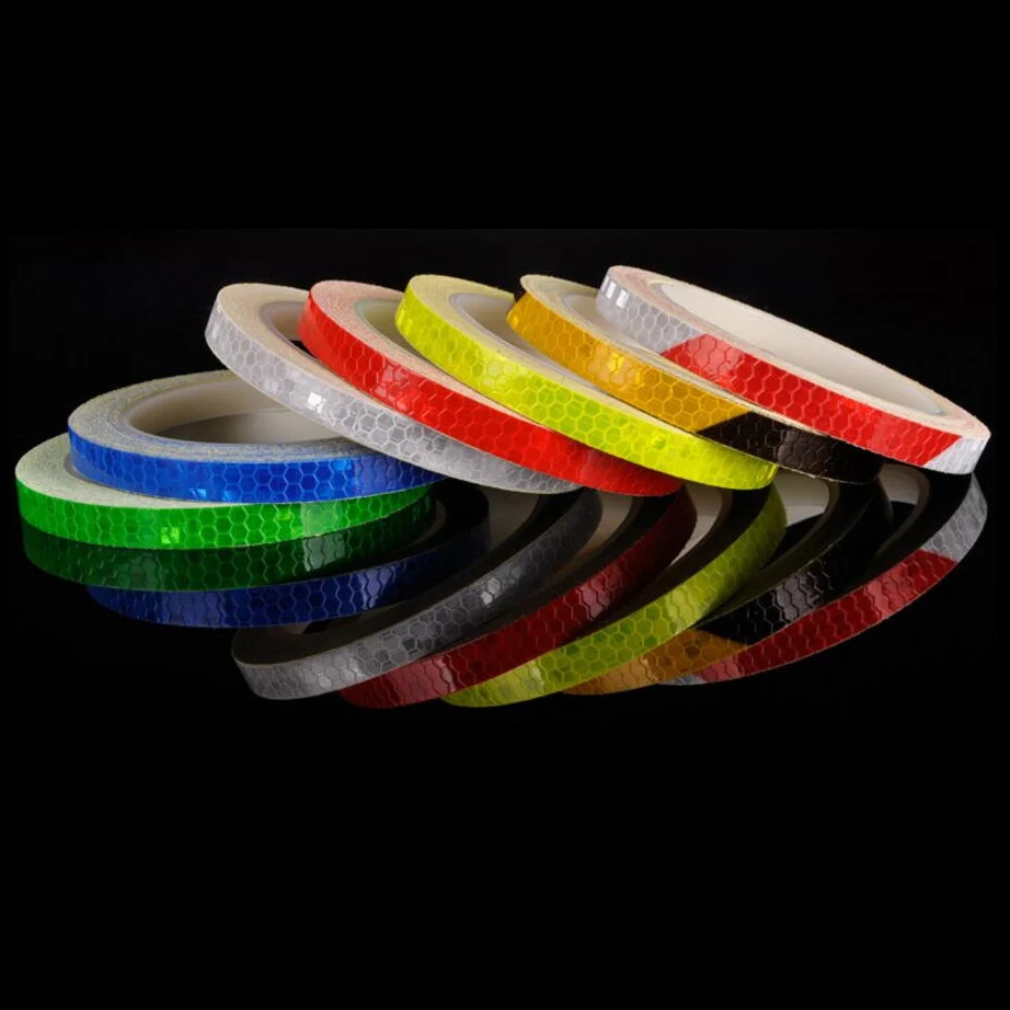 

800cm/315inch Fluorescent MTB Bike Bicycle Cycling Motorcycle Reflective Stickers Strip Decal Tape Safety Waterproof BRS2063