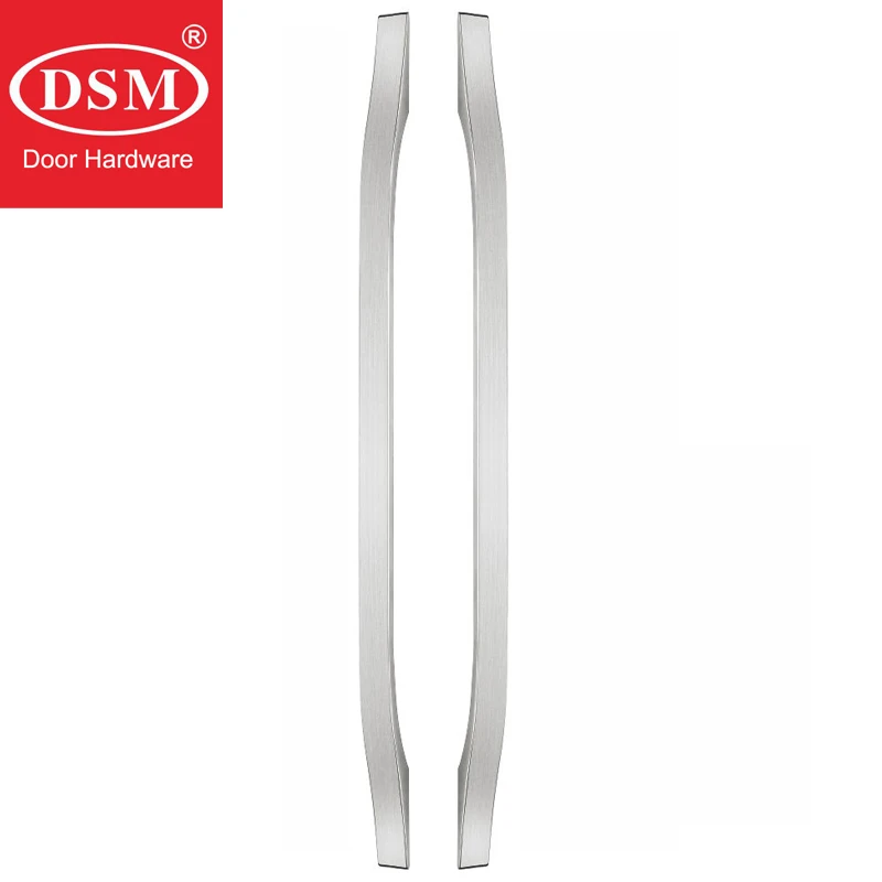Casting Process Entrance Door Handle Solid 304 Grade Stainless Steel Pull Handles For Glass/Wooden/Metal Doors PA-347