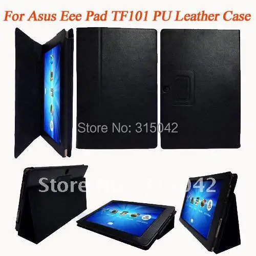 imágenes para Caso de cuero de LA PU para Asus EeePad TF101, para asus tf101 cubierta protectora, PP bolsa de embalaje imágenes para Caso de cuero de LA PU para Asus EeePad TF101, para asus tf101 cubierta protectora, PP bolsa de embalaje