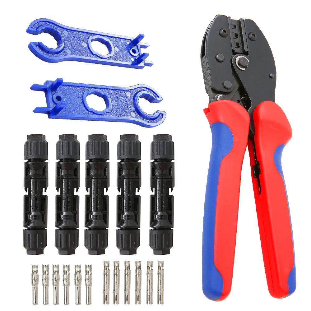 

MC4 Solar Panel Crimping Tools Pliers Wire Crimper Wire Connector Cut Kit Wire Stripper Crimping multitool