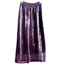 Года новая Персонализированная плиссированная юбка с высокой талией и блестками узкие с эластичным поясом юбка средней длины