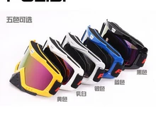 POLISI Motocross Off Road Glasses Snow Snowboard Ski Goggles Anti Fog Motorcycle Dirt Bike Downhill Airsoft