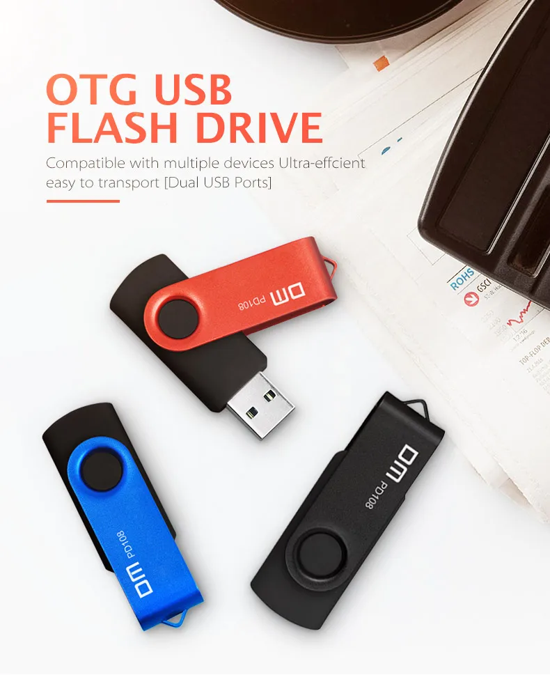 DM PD108 USB флеш-накопитель Micro USB OTG 8 Гб Флешка для Xiaomi Note 5 Redmi 5 Plus 4X телефон карта памяти USB флеш-накопитель