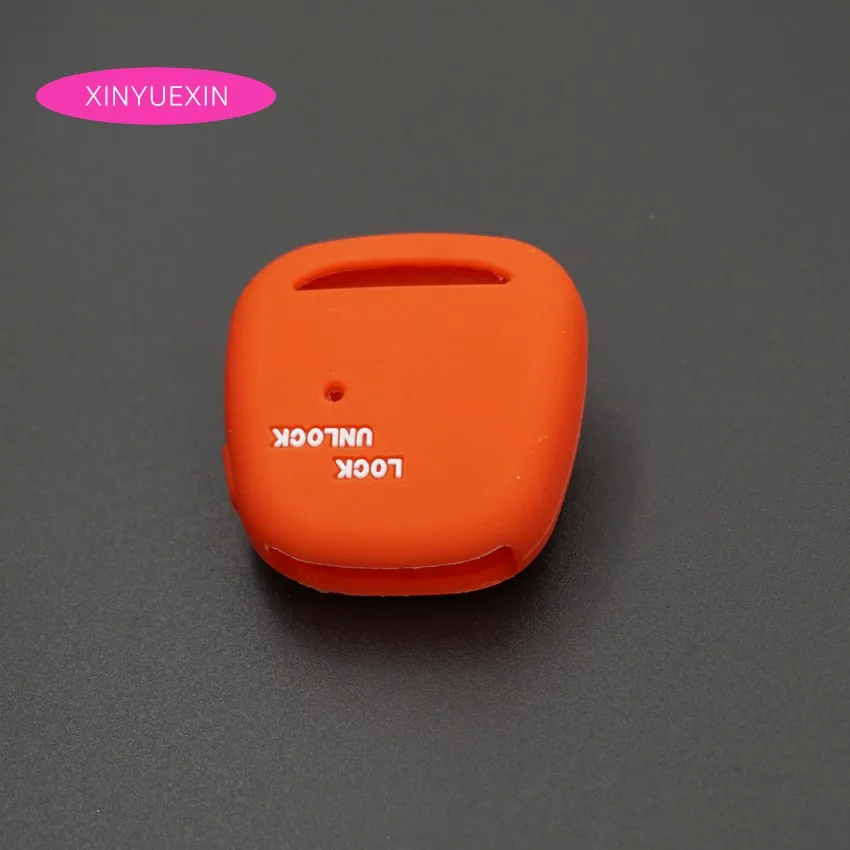 Xinyuexin Silicone Car Key Cover Fob Case for TOYOTA Altezza Wish Carina One Button on Side Remote Key Car Styling Xinyuexin Silicone Car Key Cover Fob Case for TOYOTA Altezza Wish Carina One Button on Side Remote Key Car Styling
