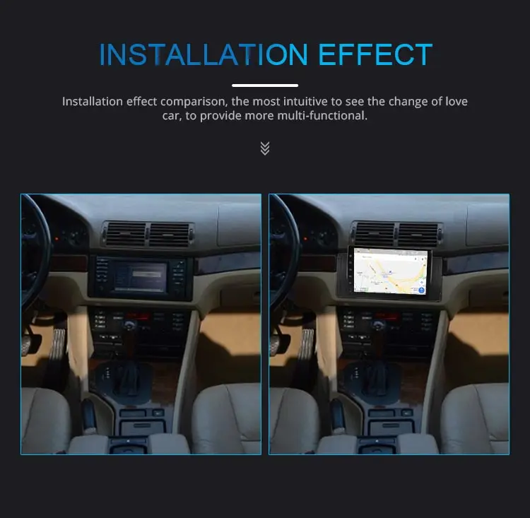 Best JDASTON 1Din 9 Inch Android 9.0 Car Multimedia Player For BMW M5 E39 X5 E53 4G+32G WIFI Radio GPS Audio Steering Wheel Octa Core 10