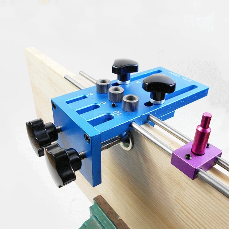  3 in 1 Drilling locator drilling guide kit Woodworking Joinery High Precision Dowel Jigs Kit Woodwo