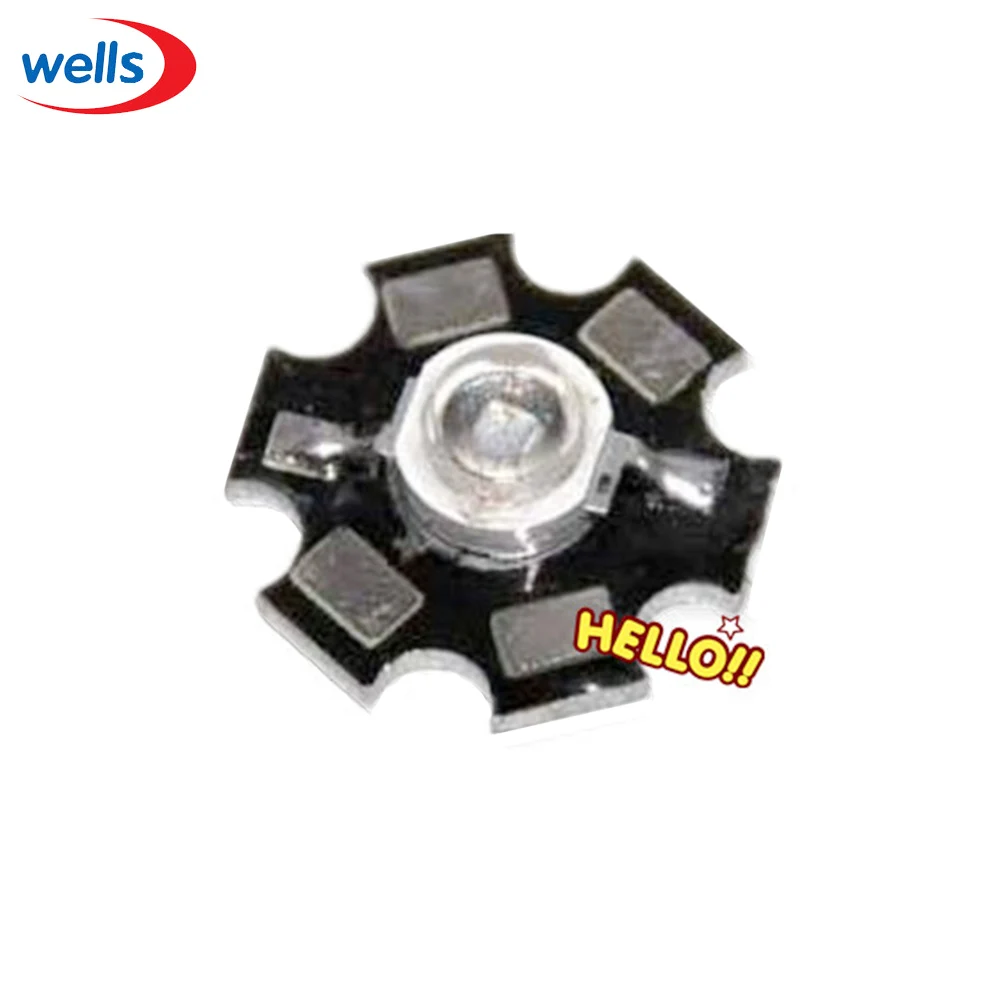 

5pcs 3W 420nm - 425nm Super Actinic Violet Blue LED - 20mm Star Board,8lm