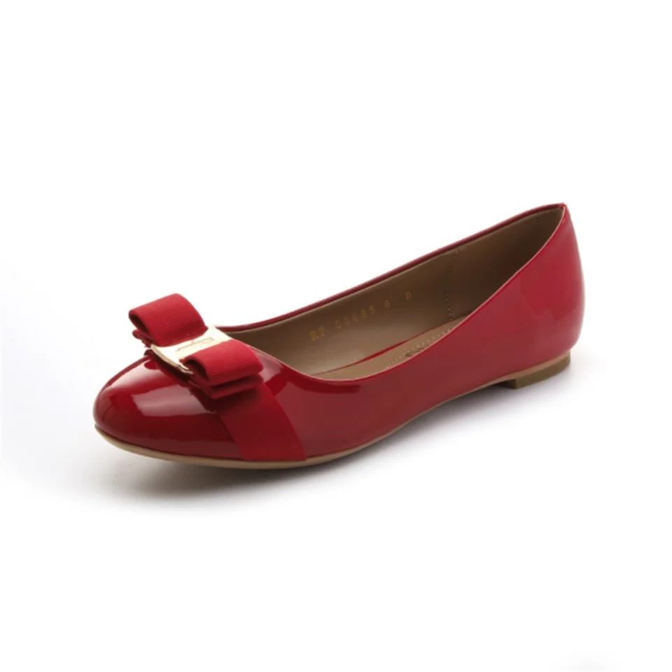 

spring autumn women's pumps high quality patent leather fabric comfortable inner round toe fashion women's shoes