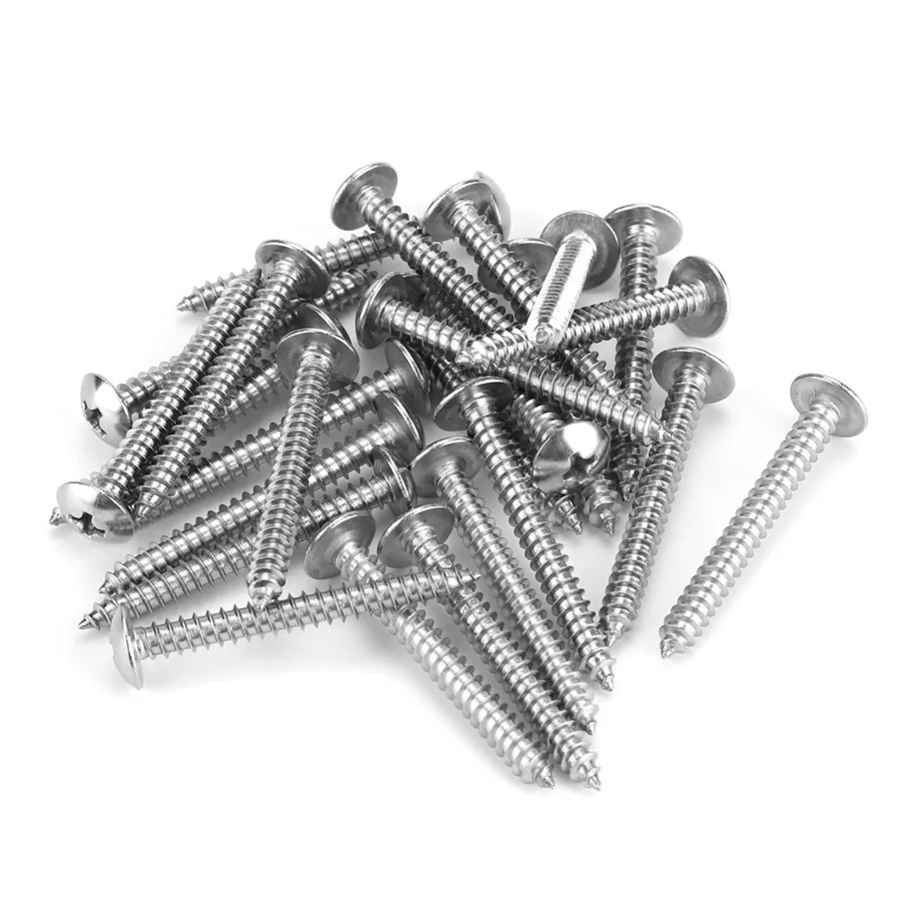 200pcs M4 Screws Stainless Steel Cross Self Tapping Screws Combination