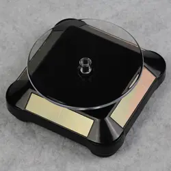 Новинка на солнечной энергии 360 вращающиеся украшения телефон часы ювелирные изделия Дисплей Стенд держатель поворотный стол