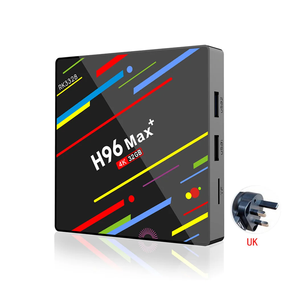 

Home WIFI Dual 4GB+32GB RK3328 Android 8.1 Remote Control Media Player 2.4G TV Box H96 Max USB3.0 Multi-language