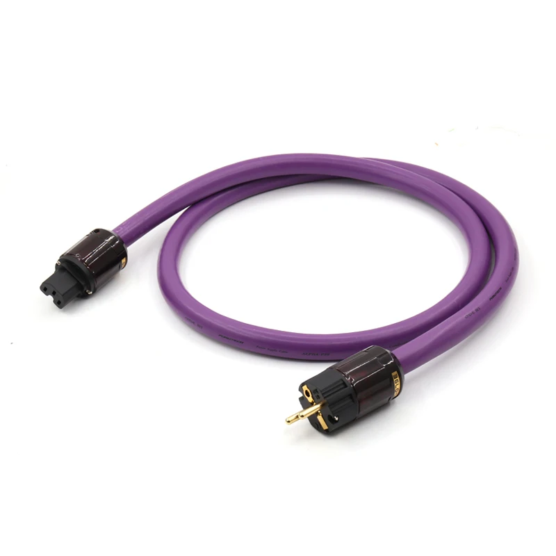 

Free shipping Pure copper EU Schuko Power Cable Audio Power Cable with P079E+C079 Connector