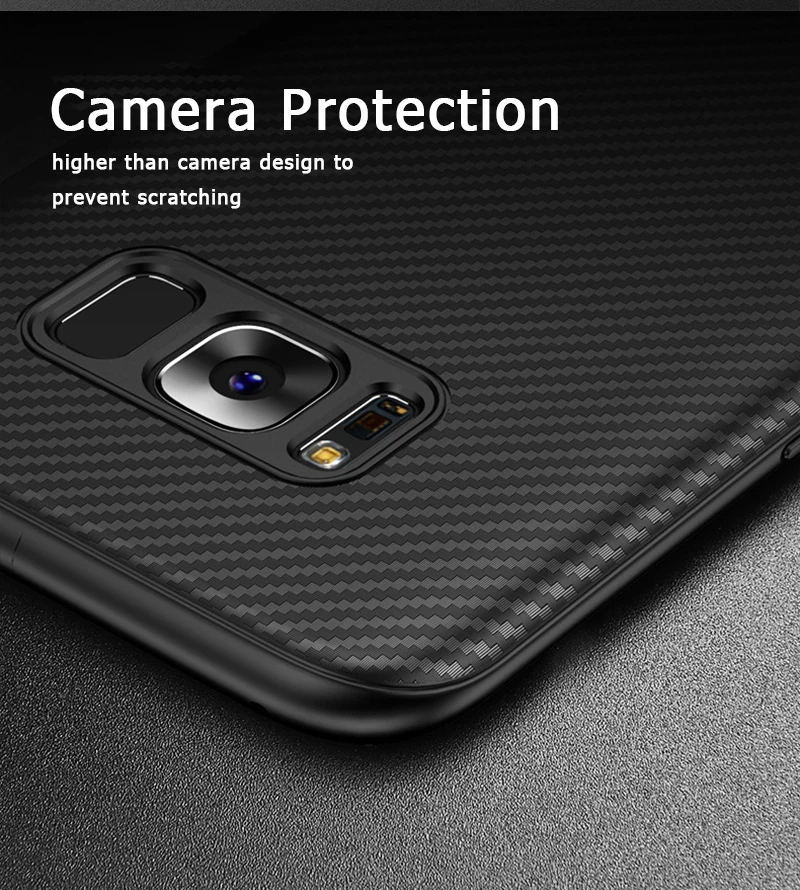 LUPHIE Luxury Case For Samsung Galaxy S9 S8 Plus Note 8 9 Carbon Fiber case cover  (5)