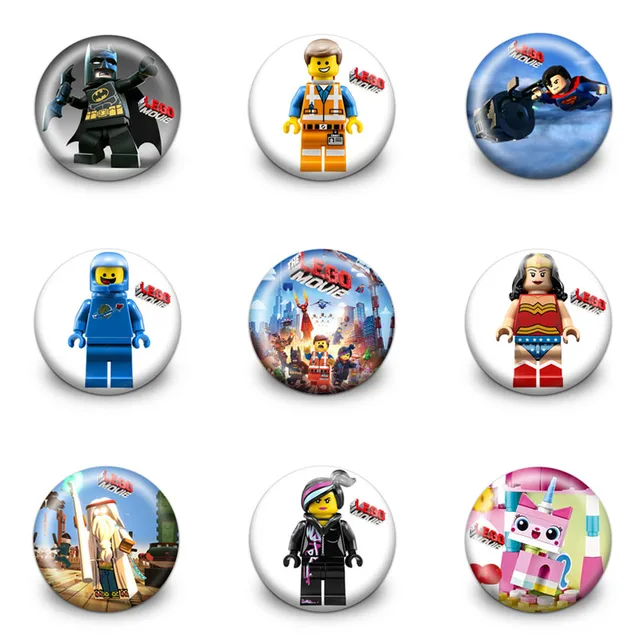 aliexpress com buy 9pcs cartoon superhero badges 30mm thor hulk