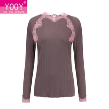 YOOY Женская одежда подштанники плюс Размеры Термальность нижнее белье Для женщин зима теплый комплект из двух предметов сексуальное нижнее белье Женская одежда