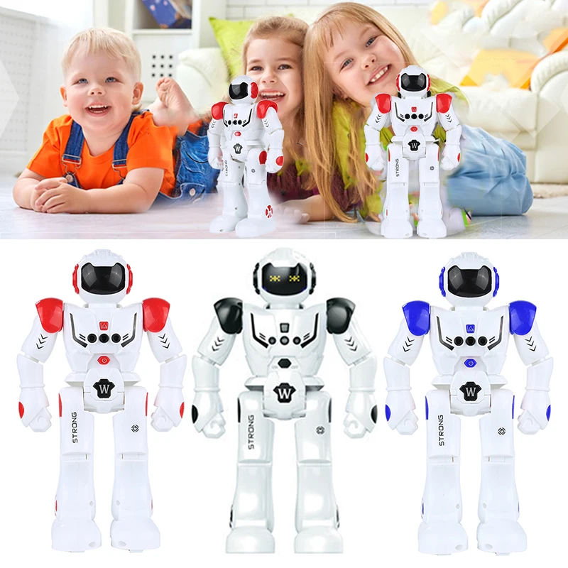 

Remote Control Robot Intelligent Toy Rechargeable Light Gesture Induction RC Robot Action Figure Toys Children Birthday Gift