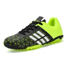 Kids Soccer 2018 Men Boy Cleats Turf Football Soccer Shoes TF Hard Court Sneakers Trainers New Design Football Boots Size 31-43 adidas original new arrival official goletto tf hard wearing men s football soccer shoes sports sneakers by2721 aq4302