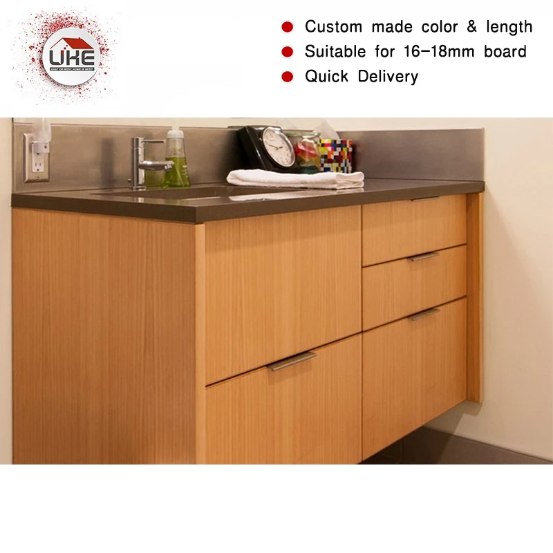 Uke Modern Simple Cabinet Door Edge Handle Wardrobe Drawer Pulls