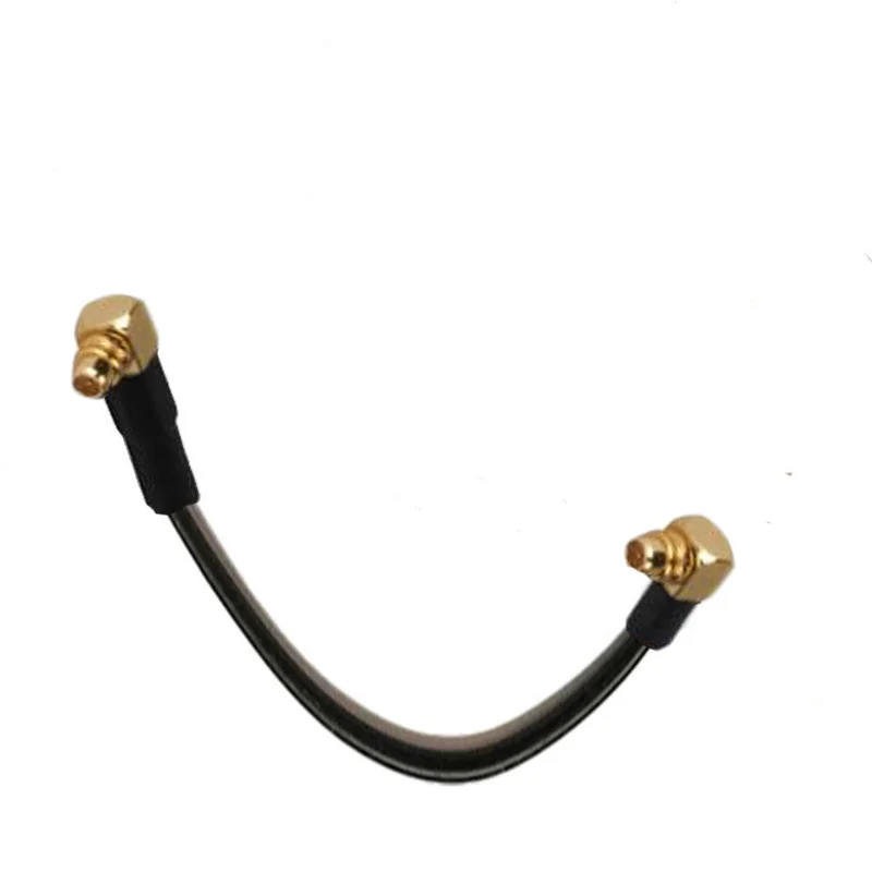 10pcs правый угол MMCX Мужской RA RF мужского пола удлинитель коаксиального кабеля