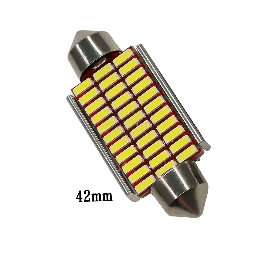 4 шт. светодиодные лампы C5W для чтения салона автомобиля 31 мм 36 39 42 4014|lamp shades wall